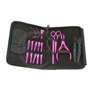 Kit d'outils de précision pour extensions de cheveux, pinces, aiguilles à boucle, crochets, perles et clips pour l'installation professionnelle d'extensions de cheveux - Product Image 4