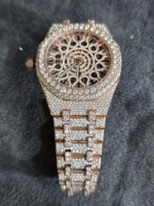 Montre squelette mécanique de luxe haut de gamme ETA Moissanite pour hommes et femmes, bracelet analogique 20 mm, VVS Iced, haute qualité, très tendance - Product Image 2