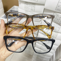 Déstockage Montures de Lunettes Optiques en Acétate Forme Chat Tendance Femme Homme Monture de Lunettes Transparente Solide Colorée