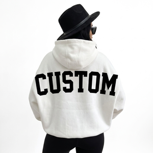 Wholesale Heavyweight 100% Cotton Fleece Pullover Trendy Back Print Unisex Streetwear Tops American Style Custom Hoodies Vendor - Product Image 1