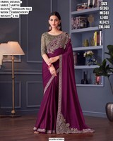 Blouse Saree Traditionnelle Femme Royal Grace Anti-Plis Anti-Humidité Brodé Coupe Classique Été Hiver Fête Mariage