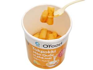 O'Food Tteokbokki Coréen Instantané - Saveur Fromage (Gobelet 105g) Haute Qualité Prix de Gros Saveur de Cuisine de Rue Coréenne - Product Image 2