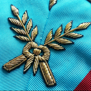 1st Guard - Offcer Collar - AASR Badge magnétique simple et tendance avec perles brodées à la main - Product Image 2