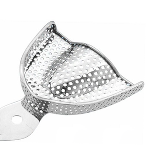 Bandeja de Impresión Perforada para Mandíbula Superior XL, Instrumento Quirúrgico Dental de Acero Inoxidable para Impresiones Dentales Precisas - Product Image 5