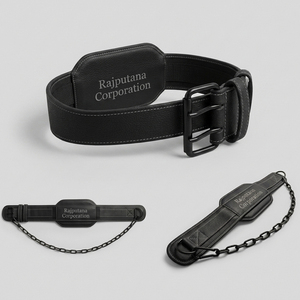 Custom Home Exercise Gym Leather Dip Belt With Chain Protective Nylon Weightlifting Back Support Leather Belt - Product Image 6