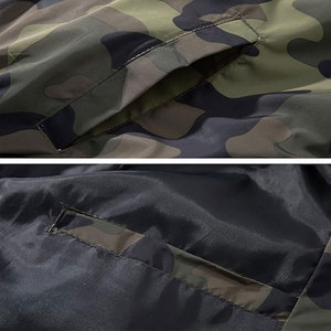 New Wholesale Eco-Friendly Waterproof Reversible Solid Winter Bomber <b>Jacket</b> <b>with</b> <b>Fleece</b> <b>Lining</b> Custom Logo Print - Product Image 5
