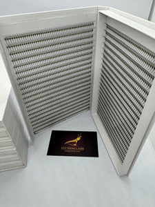 ขนตาปลอมแบบพัดสำเร็จรูป พรีเมียม แฮนด์เมด วอลลุ่ม 3D-20D ขนาดผสม 3D 0.07 มม. CC เส้นใยสังเคราะห์ สีดำด้าน ยาวเป็นธรรมชาติ - Product Image 2