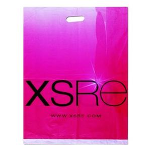 Sac à poignée en plastique découpée à l'emporte-pièce à prix compétitif design personnalisé sac à provisions de luxe réutilisable en PE avec poignée en vente en gros - Product Image 5