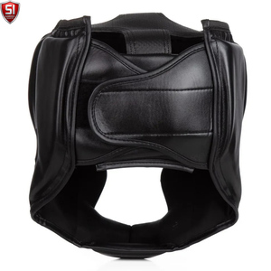 Casque de boxe léger en cuir véritable de qualité supérieure, protection de la tête, respirant, pour l'entraînement et la compétition, personnalisable - Product Image 3