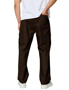 Pantalon cargo homme personnalisé respirant taille mi-haute, multi-poches, style streetwear, jogger, pour l'extérieur - Product Image 4