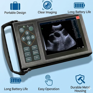 Échographe vétérinaire portable, échographe portable pour animaux, scanner d'échographie vétérinaire portable pour la détection de la gestation - Product Image 1