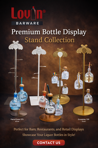 ขวดค็อกเทลแก้ว Lovin พร้อมหลอดดูด แพ็ค 4 ขวด สำหรับงานปาร์ตี้และบาร์ - Product Image 6