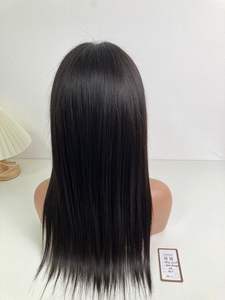 Vente en gros Nano Tip Extensions de cheveux humains 13*4 Perruque frontale Ratio de cheveux les plus longs> = 60% droits ondulés bouclés couleur claire expédiés via - Product Image 6