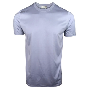 T-shirt à manches courtes vert uni pour homme, coupe classique, col rond, jersey respirant, vêtement décontracté, 100% polyester - Product Image 6
