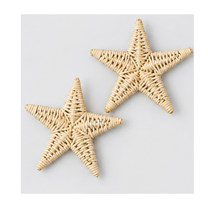 Adorno de Estrella de Mimbre Hecho a Mano, Ecológico, Decoración Colgante de Mimbre, Decoración Navideña Natural para el Hogar, Arte Popular Artesanal - Product Image 4