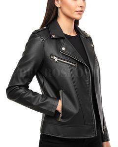 New Fashion Ladies Genuine <b>Sheepskin</b> Bomber <b>Jacket</b> Autumn Wholesale Motorcycle Loose Custom Leather <b>Jacket</b> for Women Wholesale - Product Image 3