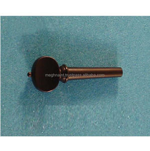 Chevilles de basson françaises à collier noir en ébène Meghna International MEG-O30 pour réparation, remplacement et usage professionnel par luthiers - Product Image 2