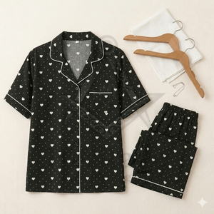 Tenue Maçonnique Héritage : Vêtements Grecs de la Sororité Delta Sigma – Ensemble Deux Pièces Sublimé : Chemise de Nuit et Short - Product Image 2