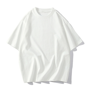 T-shirt Homme Coupe Boxy Décontractée de Haute Qualité, 100% Coton, Motif Uni, Personnalisable, T-shirt Vierge Oversize - Product Image 5