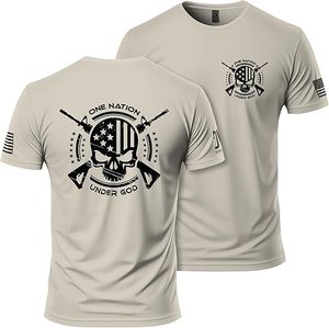 Camisetas de Verano para Hombre, Transpirables, de Secado Rápido, Estilo Urbano, Cuello Redondo, Manga Corta, Tela Jersey, Color Sólido, Oferta, Precios Bajos - Product Image 1