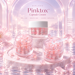 ครีมแคปซูลไนอะซินาไมด์วีแกน Pinktox มาส์กหน้ากระชับรูขุมขน บำรุงผิวหน้าให้ชุ่มชื้นและกระชับ สำหรับการดูแลผิวประจำวัน - Product Image 1