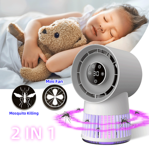 Ventilatore da Tavolo USB Ricaricabile 2-in-1 Creativo con Lampada Notturna e Funzione Anti-Zanzare per Uso Domestico ed Esterno - Product Image 2