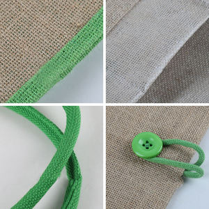 Biodegradable Jute Zipper Carry Bag for Sustainable Packaging - Product Image 5