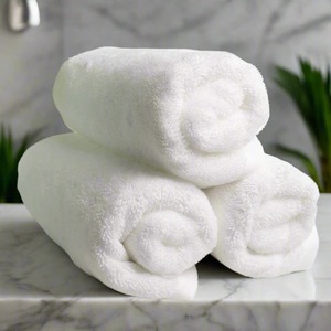 Serviette de bain en coton pur de haute qualité, 550 GSM, épaisse, douce, très absorbante, pour hôtels et centres de villégiature, disponible au meilleur prix - Product Image 6