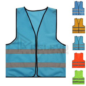 Chaleco de Seguridad Reflectante Personalizado de Alta Calidad, Azul, Poliéster, Unisex, Transpirable, Ligero, Ropa de Trabajo, Certificado CE/UE - Product Image 2