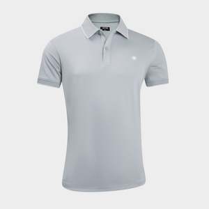 เสื้อเชิ้ตผู้ชายแขนสั้นทรงตรงเข้ารูปปกติผ้าสักหลาดโพลีเอสเตอร์ผ้าสแปนเด็กซ์ขายส่งเสื้อผ้ากก. - Product Image 1