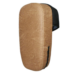 Protège-tibias en cuir de haute qualité OEM pour Muay Thai et Kick Boxing, rembourrage épais, pour l'entraînement de Taekwondo - Product Image 2