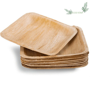Catering and Wedding Party <b>Disposable</b> Palm Leaf <b>Plates</b> Crafted from Natural Areca Leaf Sustainable Tableware by Eco2go Vietnam - Product Image 1