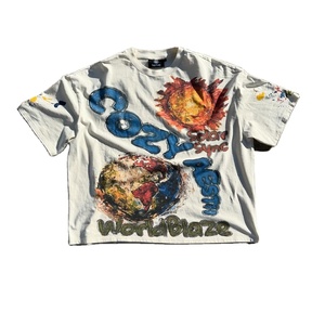 Nueva tendencia Boxy camisetas Boxy Drop Shoulder camiseta Tee logotipo impreso personalizado Unisex Street Fashion - Product Image 1