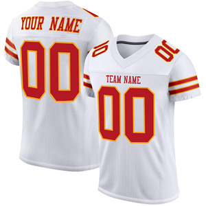 ชุดยูนิฟอร์มอเมริกันฟุตบอลชาย ราคาโรงงาน ขายออนไลน์ ผ้าโพลีเอสเตอร์ 100% ระบายอากาศได้ดี ไซส์ใหญ่ พิมพ์ลาย แขนสั้น - Product Image 1