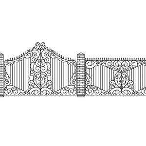Puertas de Hierro Forjado a Mano para Casas con Elegante Puerta de Jardín y Puerta de Lujo para Entrada de Villa para Hogares de Lujo Hoy en Día - Product Image 6