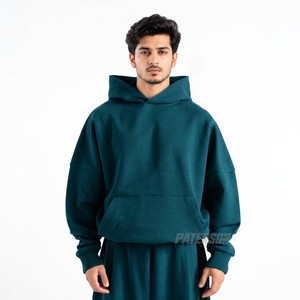 Sudadera con Capucha Oversize de Forro Polar Grueso de 500 GSM con Hombros Caídos para Marcas Urbanas y Minoristas - Product Image 3