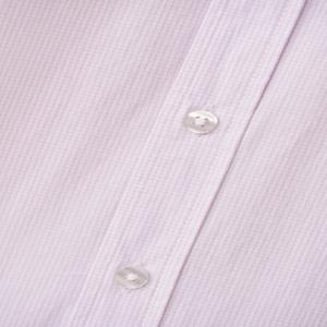 Chemise décontractée à manches longues YD Mini Check pour hommes, chemise en coton coupe ajustée, confortable, pour tenue formelle et professionnelle - Product Image 3