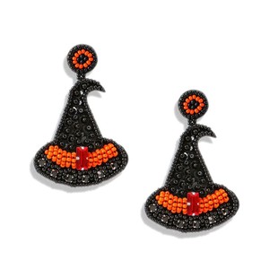 Pendientes hechos a mano con cuentas de semillas de girasol amarillas y blancas, joyería colgante Floral bohemio para mujeres de artesanías MD - Product Image 6