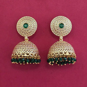 Compre Jhumki Antiguos Hechos a Mano con Baño de Oro, Calidad de Exportación 233104 - Product Image 4