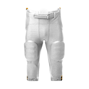 Mens <b>Padded</b> American Football Pants Buckle Closure Athletic Fit Breathable Practice Game Performance Sportswear Adult Wear pants - Product Image 4