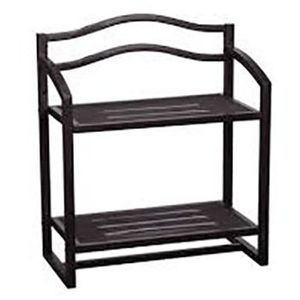 Étagère murale élégante et décorative pour chambre à coucher, grande étagère hexagonale en bois et métal, étagères arrondies pour la décoration de la maison - Product Image 1