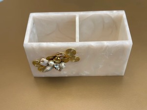 Porta cubiertos de resina de diseño moderno para encimera de cocina, elegante soporte de resina para cucharas para el hogar y la cocina - Product Image 4