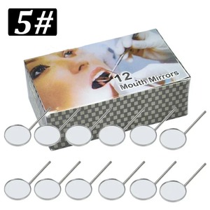 INSTRUMENTS CHIRURGICAUX BAFA Miroir buccal dentaire double face en acier inoxydable réutilisable anti-buée avec poignée ergonomique pour la dentisterie - Product Image 6