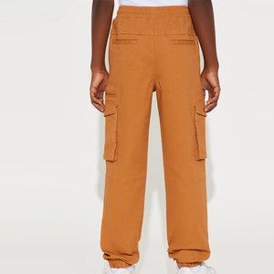 Kids Cargo Jogger Pants Lightweight Durable And Breathable Trendy Streetwear / High-Quality Design Custom Colors Sizes Available - Product Image 3