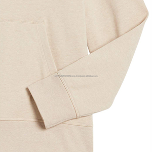 Basics Sweat à capuche en molleton français de haute qualité 500 g/m², lourd, à épaules tombantes, sans cordons, surdimensionné pour hommes - Product Image 6