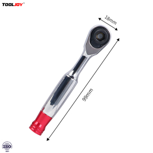 Chave de Catraca Mini com Múltiplas Especificações, Cabo Compacto Reversível de 1/4" e 3/8" - Product Image 2