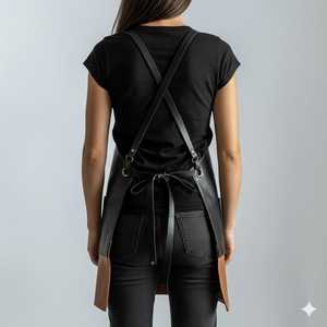 Delantal de Cuero Vacuno Resistente para Uso Industrial, Delantal Protector para Taller de Soldadura, Pedidos al por Mayor LPN-0224 - Product Image 5