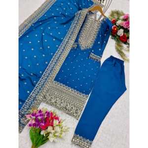 Top de fête pour femmes de créateur avec un bel ensemble élégant de Dupatta pour des occasions spéciales - Product Image 1