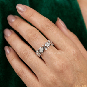 Bracelet de mariée élégant en argent plaqué avec diamants CZ blancs pour femmes, ensemble de bijoux de luxe pour mariage et fête - Product Image 6