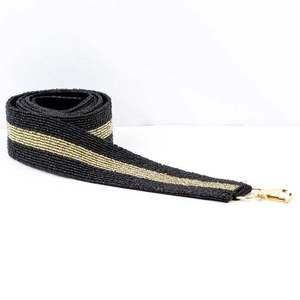 Correas de Lona Hechas a Mano con Logotipo Personalizado en Relieve y Bordado de Cuentas para Bolsos de Moda, Bolsos Tote, Piezas y Accesorios, Cuentas de Semillas - Product Image 1